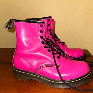 Rare Dr Martens 1460 Hot Pink Patent Leather
Combat Boots High Top